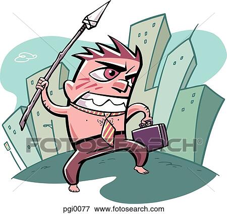 warrior businessman View Large Illustration Stock Illustration - warrior businessman. Fotosearch