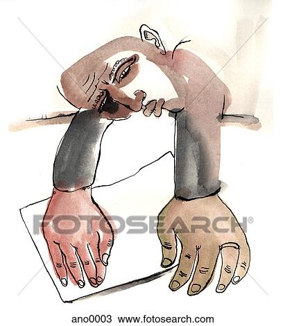 Burnt out View Large Illustration Drawing - Burnt out. Fotosearch