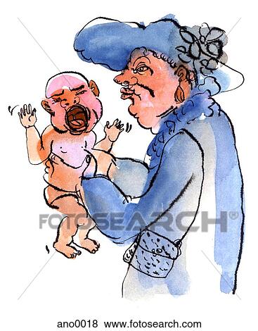 Grandma View Large Illustration Stock Illustration - Grandma. Fotosearch
