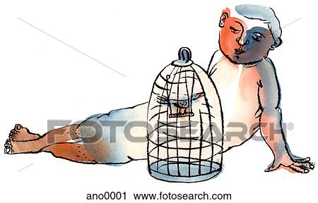 Incarcerated View Large Illustration Clip Art - Incarcerated. Fotosearch