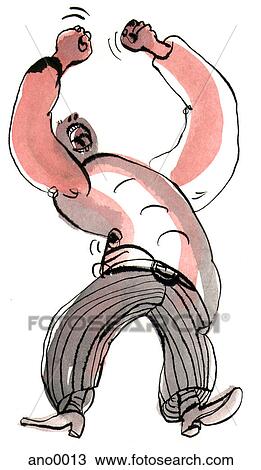 Drawing - Laughter. Fotosearch