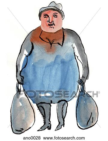 Stock Illustration - shopper. Fotosearch