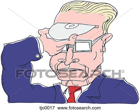 man inserting cd rom into his head View Large Illustration Stock Illustration - man inserting cd rom into his head. Fotosearch