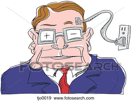 Stock Illustration - plugged in. Fotosearch
