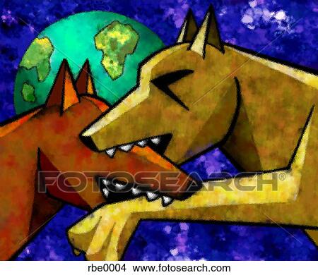 dog eat dog world View Large Illustration Stock Illustration - dog eat dog world. Fotosearch