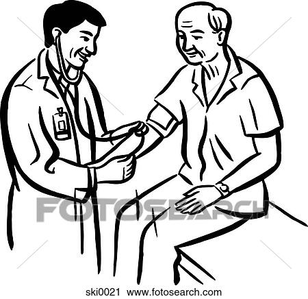 blood pressure b&w View Large Illustration Clip Art - blood pressure b&w. Fotosearch