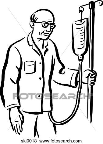 iv drip b&w View Large Illustration Stock Illustration - iv drip b&w. Fotosearch