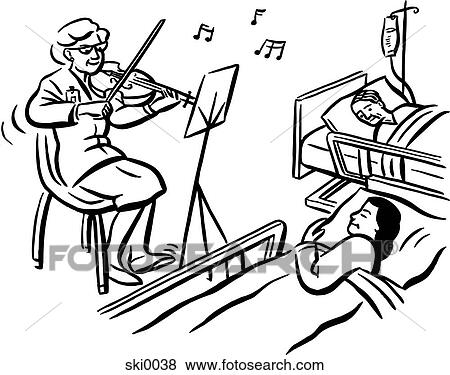 music therapy b&w View Large Illustration Stock Illustration - music therapy b&w. Fotosearch