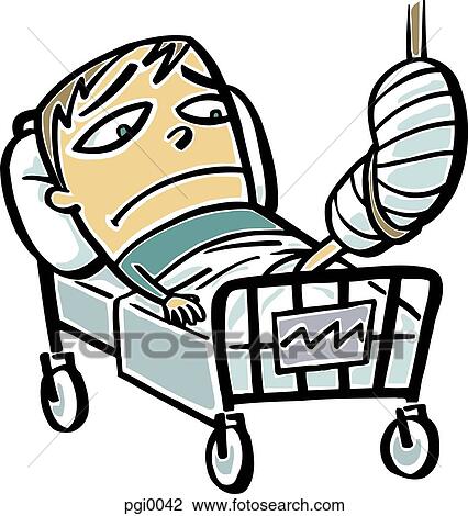 Broken Leg View Large Illustration Drawing - Broken Leg. Fotosearch