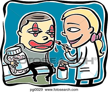 Stock Illustration - Large dose of medication. Fotosearch