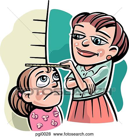Stock Illustration - Measuring Height. Fotosearch