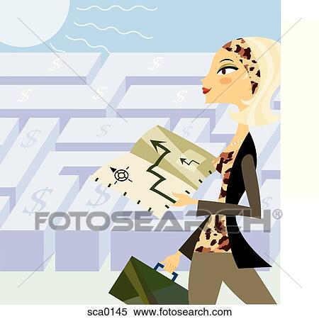 Stock Illustration - financial plan. Fotosearch