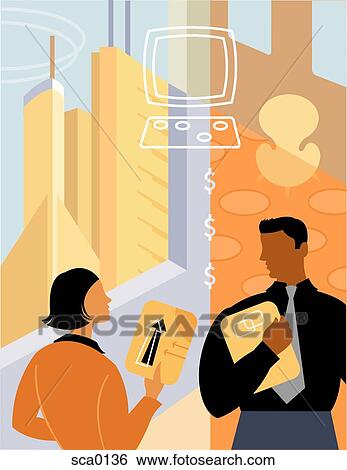 Stock Illustration - high tech company. Fotosearch