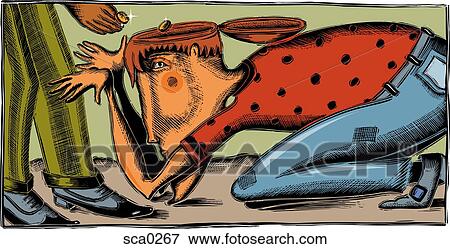 Stock Illustration - Funding for the mentally ill. Fotosearch