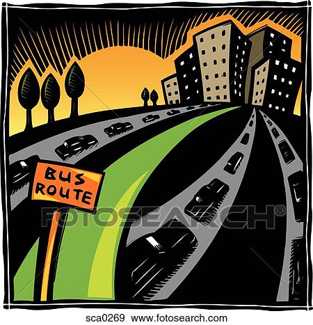 Stock Illustration - Public transit. Fotosearch
