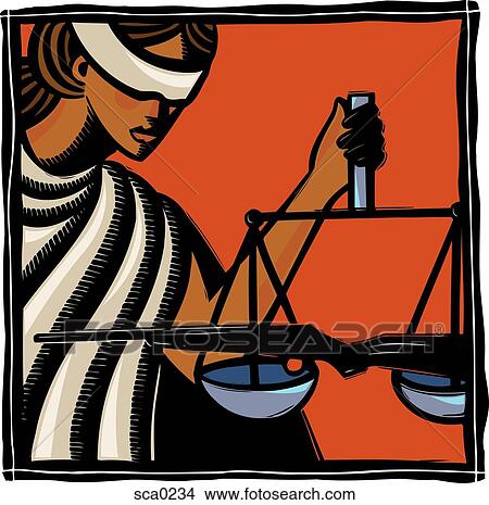Stock Illustration - Shooting justice. Fotosearch