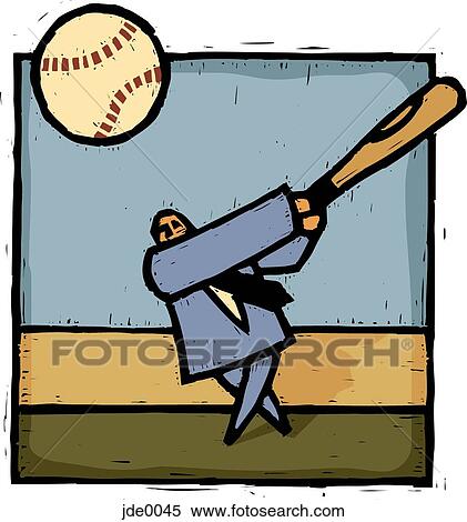 Stock Illustration - business baseball. Fotosearch