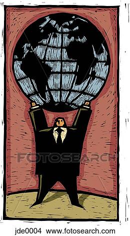 carrying the world View Large Illustration Stock Illustration - carrying the world. Fotosearch