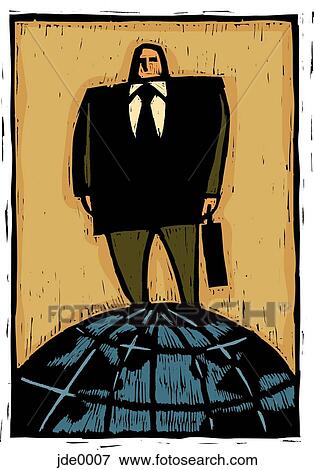 Stock Illustration - globe trotter. Fotosearch