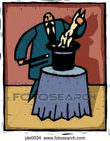 magic tricks View Large Illustration Stock Illustration - magic tricks. Fotosearch