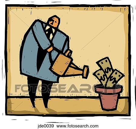 money plant View Large Illustration Stock Illustration - money plant. Fotosearch