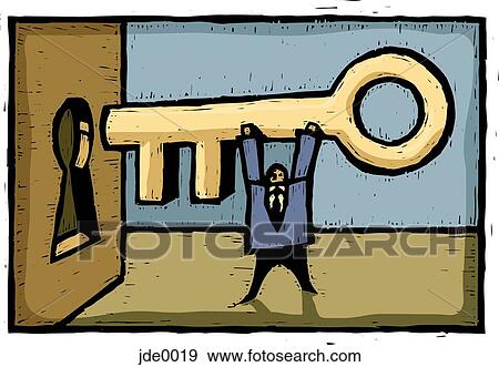 the key View Large Illustration Stock Illustration - the key. Fotosearch