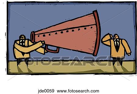 tooting your horn View Large Illustration Stock Illustration - tooting your horn. Fotosearch