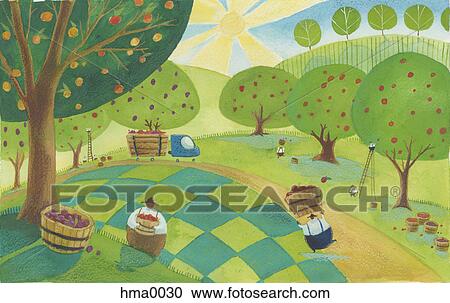 Clipart - seasons, nature, illustration, holidays. Fotosearch