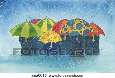 Stock Illustration - seasons, nature, illustration, holidays. Fotosearch
