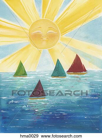 Stock Illustration - seasons, nature, illustration, holidays. Fotosearch