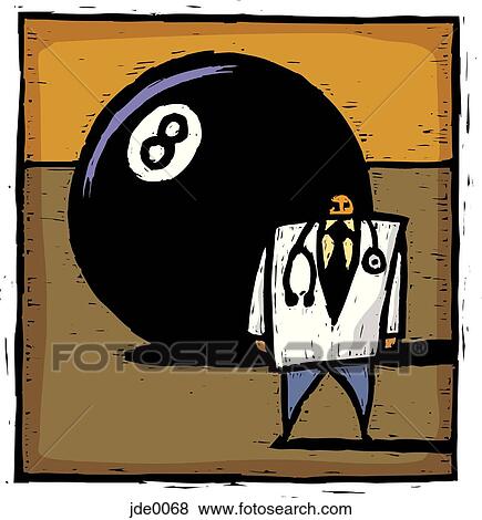 Eightball and doctor View Large Illustration Stock Illustration - Eightball and doctor. Fotosearch