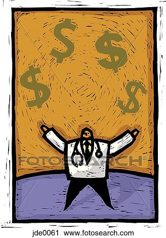 Clip Art - Healthcare finances. Fotosearch