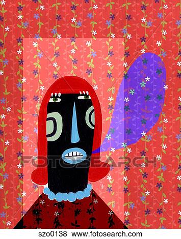 Stock Illustration - Disgruntled Woman. Fotosearch