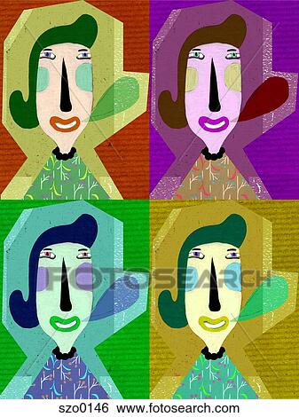 Moody woman View Large Illustration Stock Illustration - Moody woman. Fotosearch