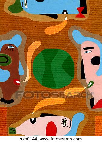 Multicultural opinions View Large Illustration Stock Illustration - Multicultural opinions. Fotosearch