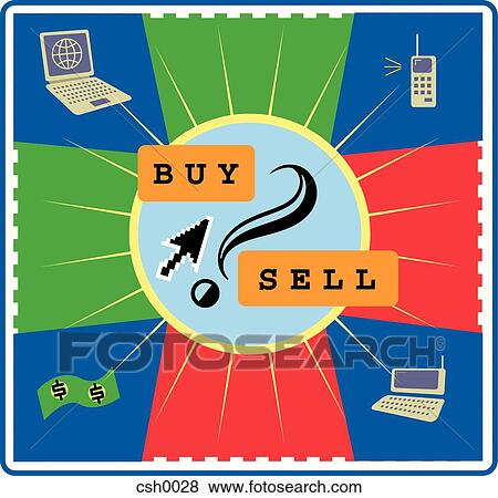 buy and sell View Large Illustration Stock Illustration - buy and sell. Fotosearch