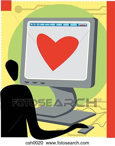 on line romance View Large Illustration Clipart - on line romance. Fotosearch
