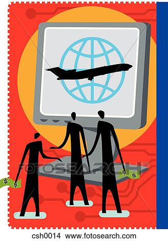 online travel View Large Illustration Stock Illustration - online travel. Fotosearch
