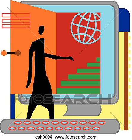 staircase in monitor View Large Illustration Stock Illustration - staircase in monitor. Fotosearch