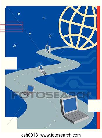 technology highway View Large Illustration Stock Illustration - technology highway. Fotosearch