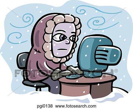 Stock Illustration - extreme computer conditions. Fotosearch