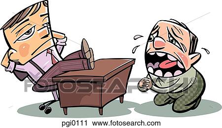 man pleading for his job View Large Illustration Clip Art - man pleading for his job. Fotosearch