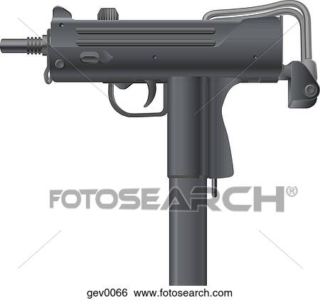 mac-11 machine pistol View Large Illustration Stock Illustration - mac-11 machine pistol. Fotosearch