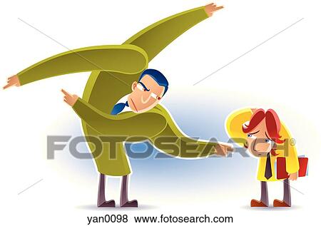 man pointing in different directions View Large Illustration Stock Illustration - man pointing in different directions. Fotosearch