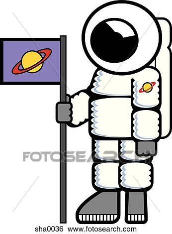 Astronaut View Large Illustration Stock Illustration - Astronaut. Fotosearch