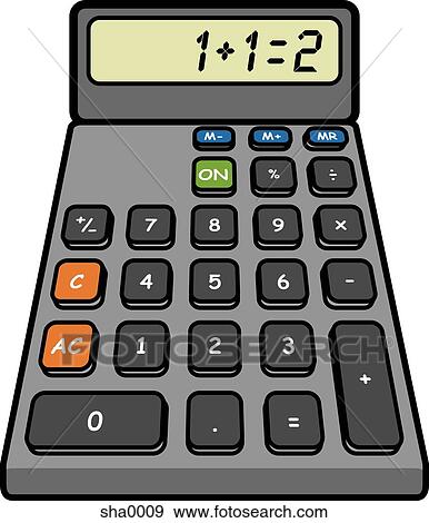 Stock Illustration - Calculator. Fotosearch