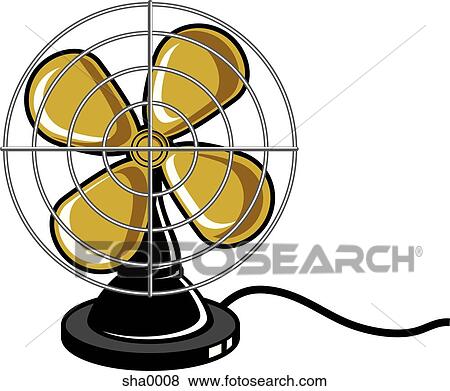Stock Illustration - Electric fan. Fotosearch