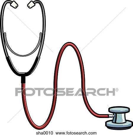 Clipart - Stethoscope. Fotosearch