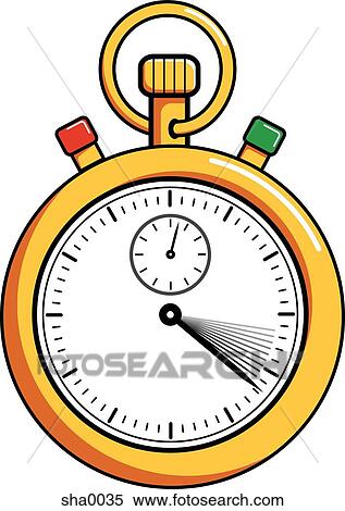 Stock Illustration - Stop Watch. Fotosearch