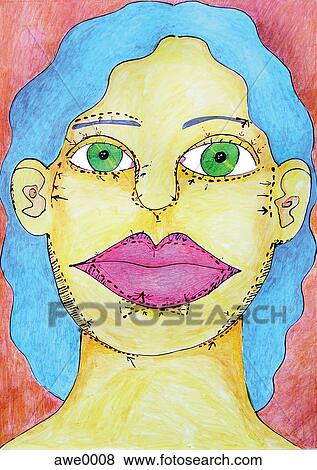 face lift View Large Illustration Stock Illustration - face lift. Fotosearch